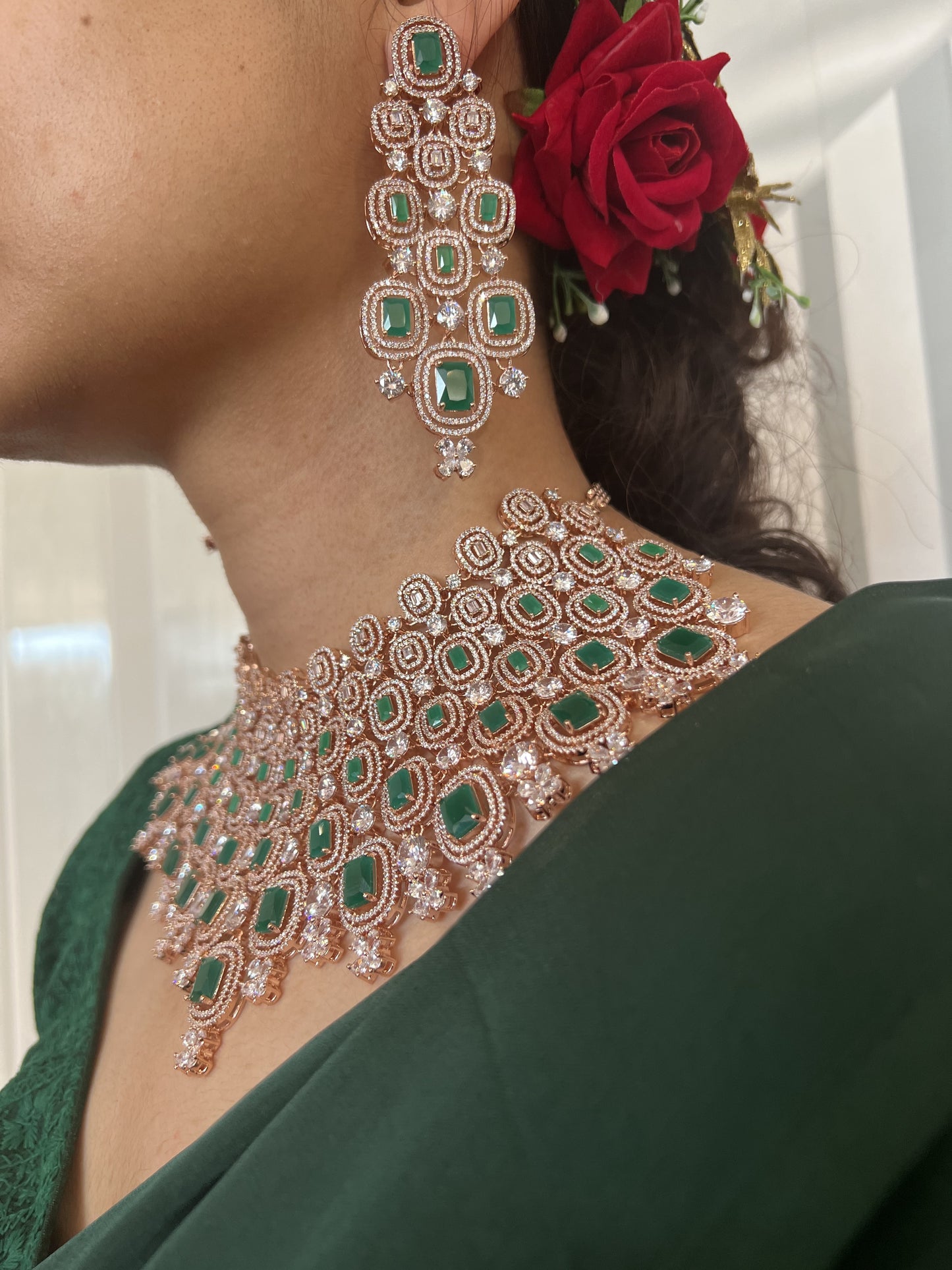 The Emerald Necklace Set